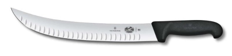 Nóż rzeźniczy Victorinox Fibrox 5.7323.31 - ostrze karbowane, 31cm